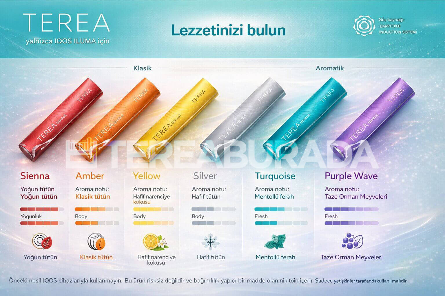 Terea Çeşitleri Tat Profilleri